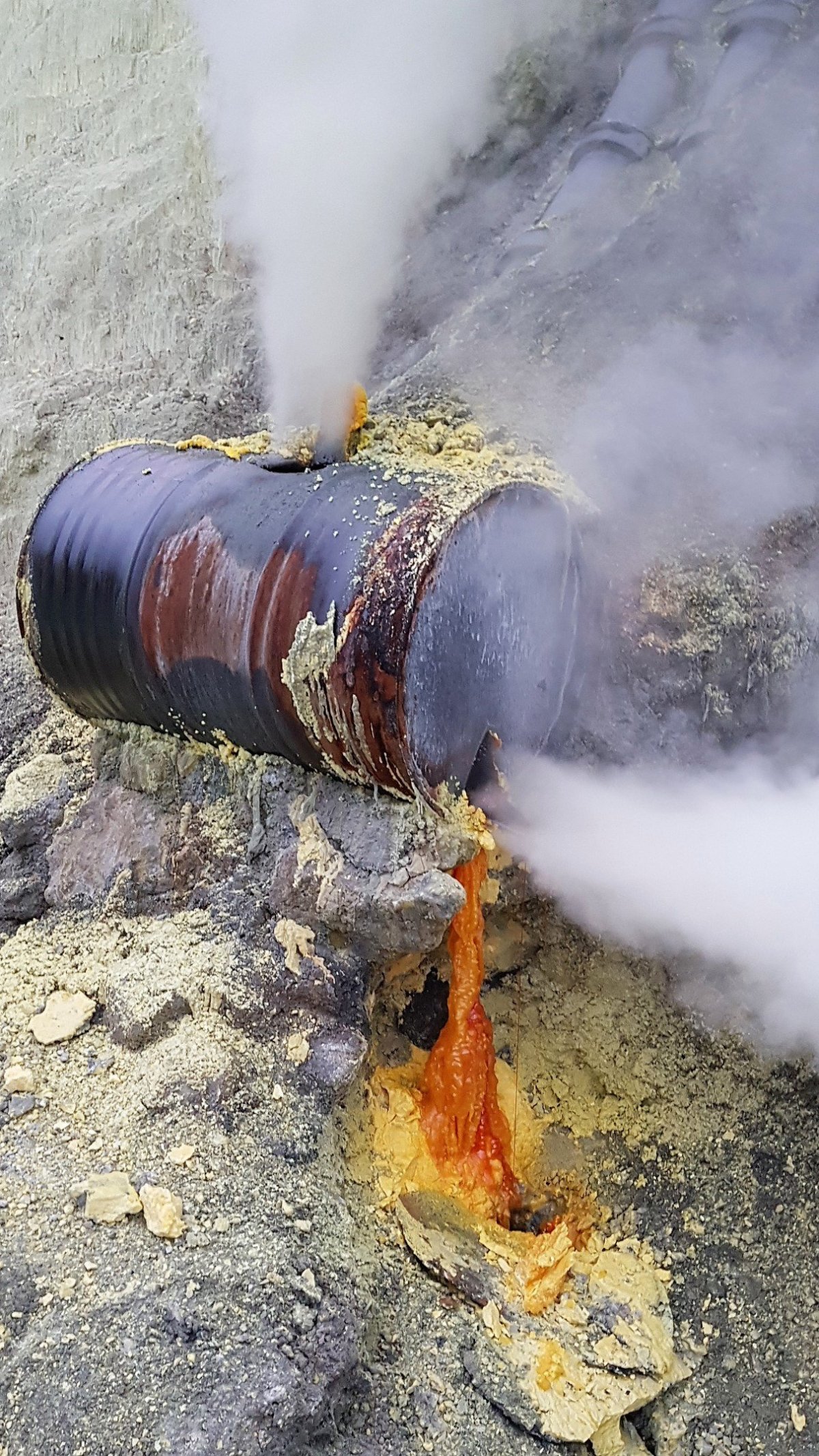 Plynná síra a její kondenzát