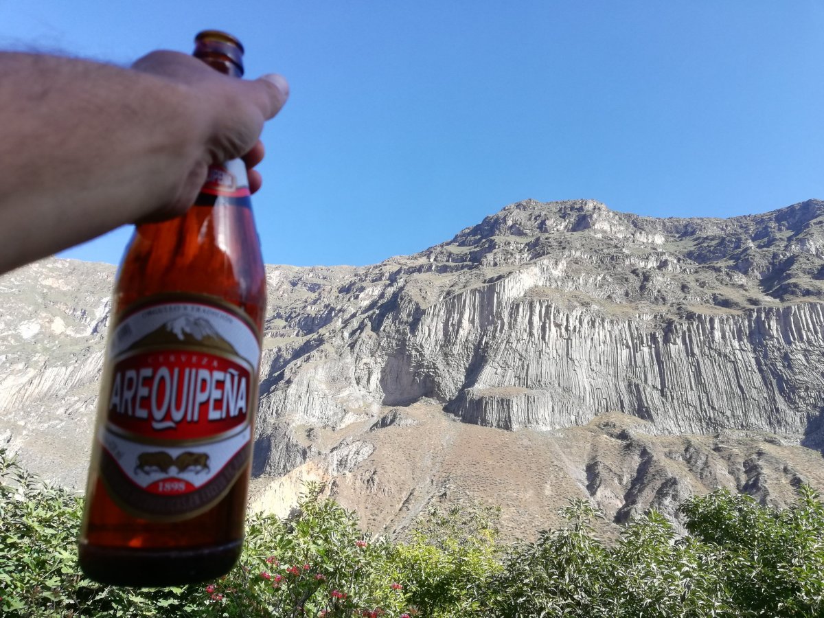 Výhled z ubytování Casa de Virginia