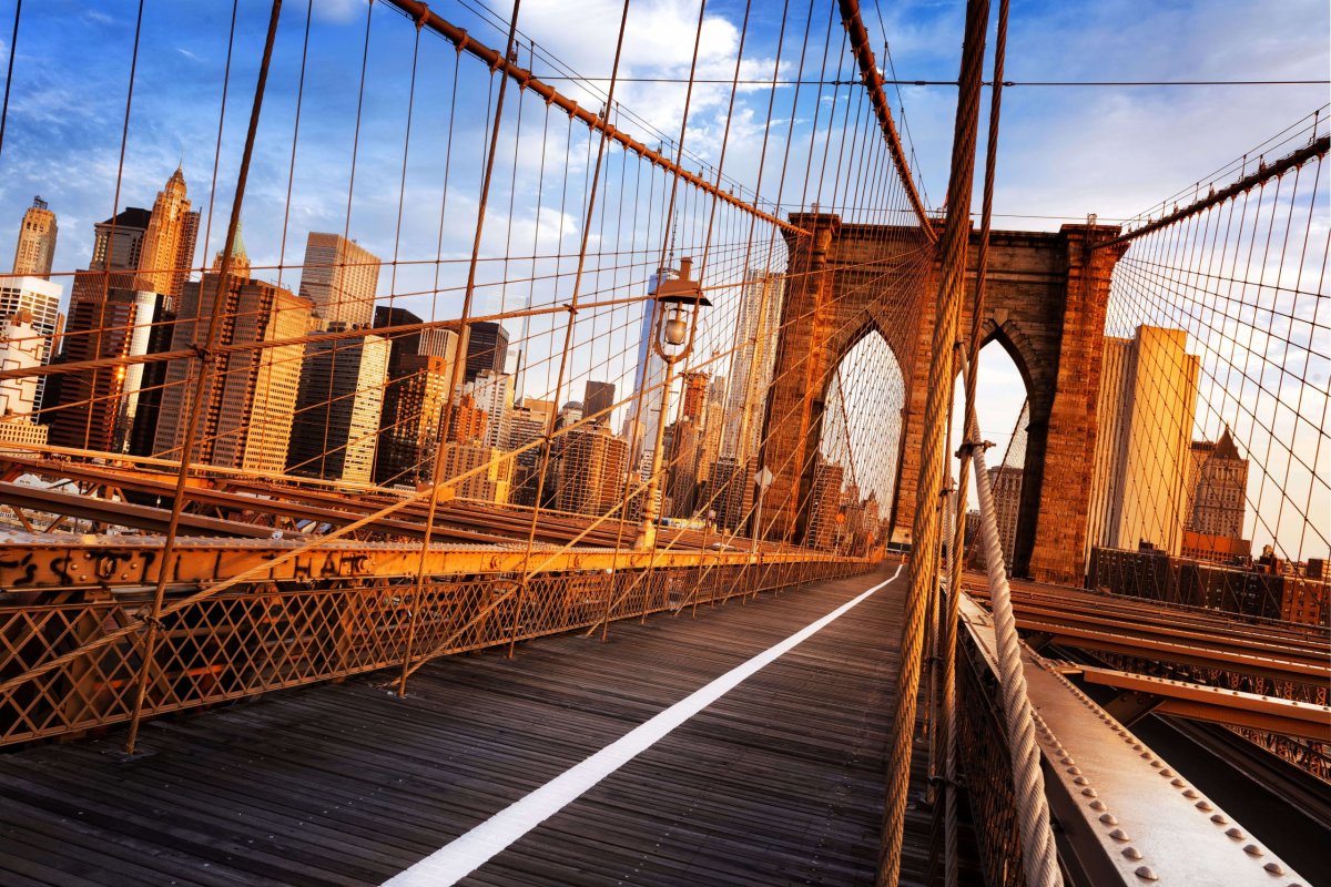 Brooklyn Bridge v New Yorku