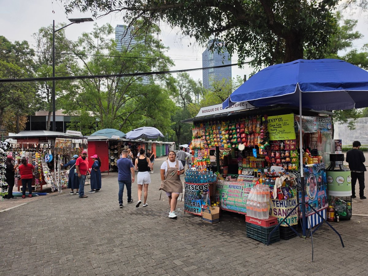 Bosque de Chapultepec, stánky