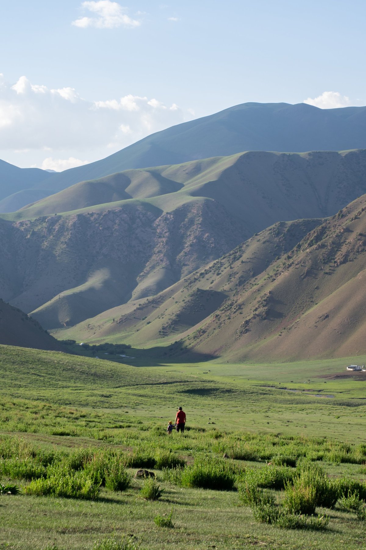výhled z našeho kempu