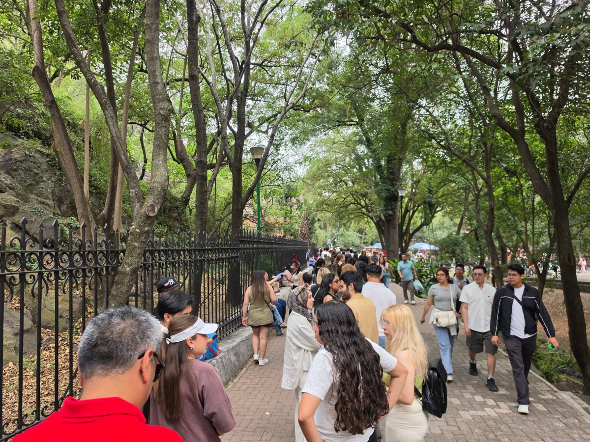 Chapultepec Castle, fronta na vstup