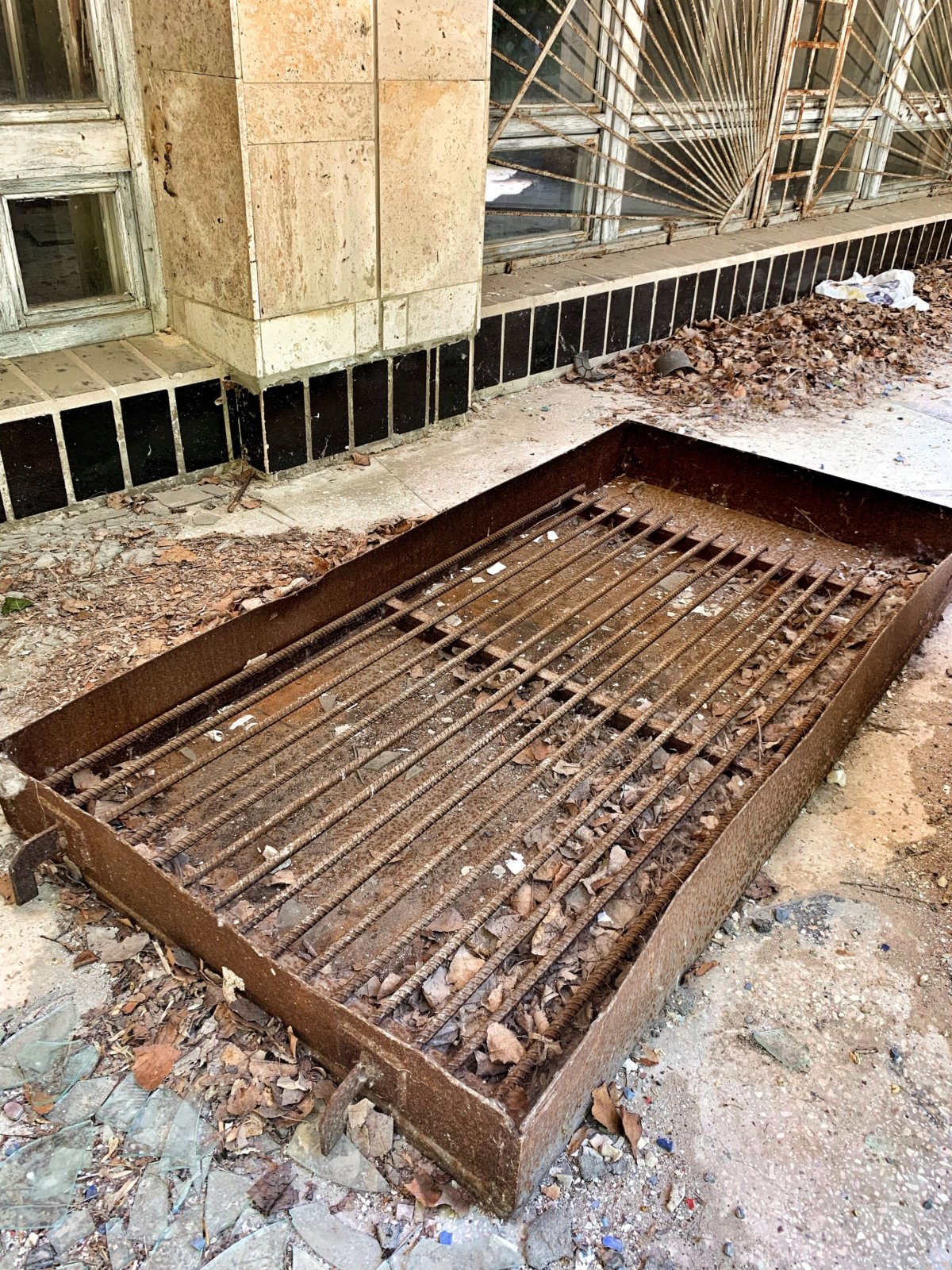 Pripjať - zde si likvidátoři čistili boty...