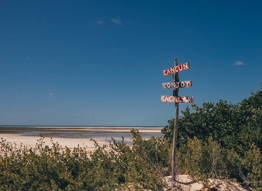 Druhá strana poloostrova, kde se kituje a večer jsou tady prý parádní západy Slunce.