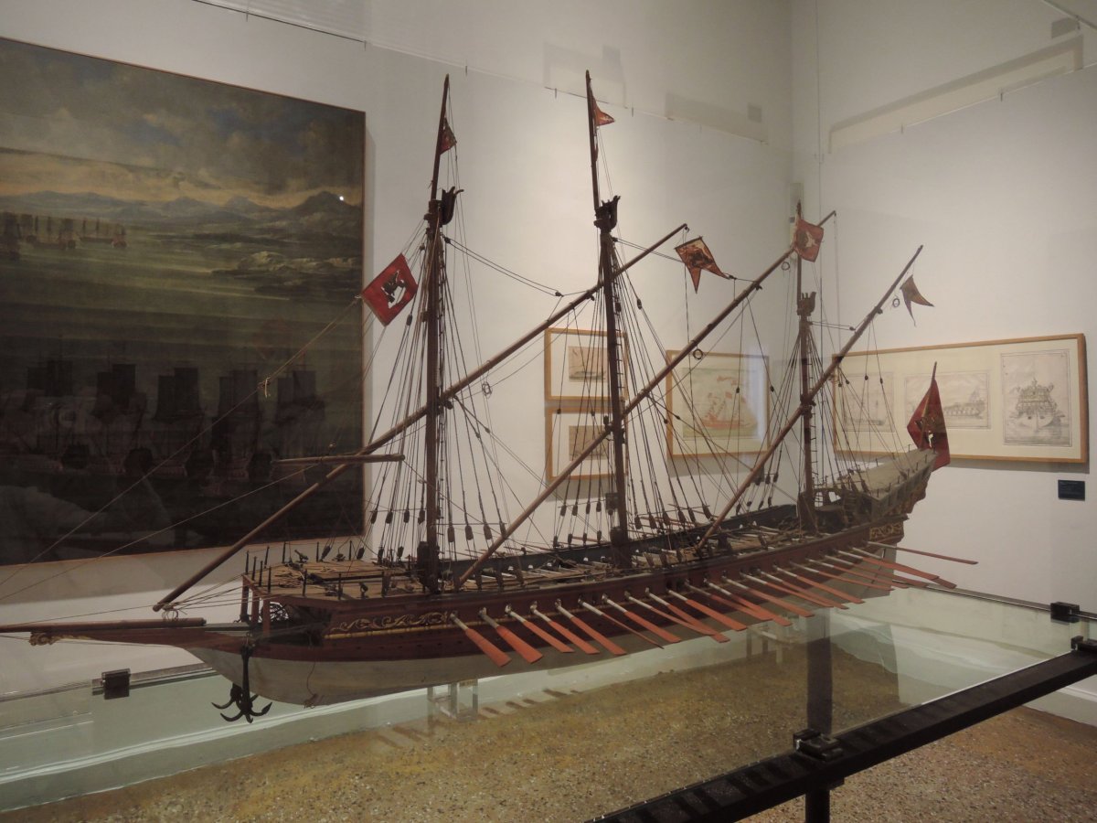 Museum archeologie - Benátské válečné lodě