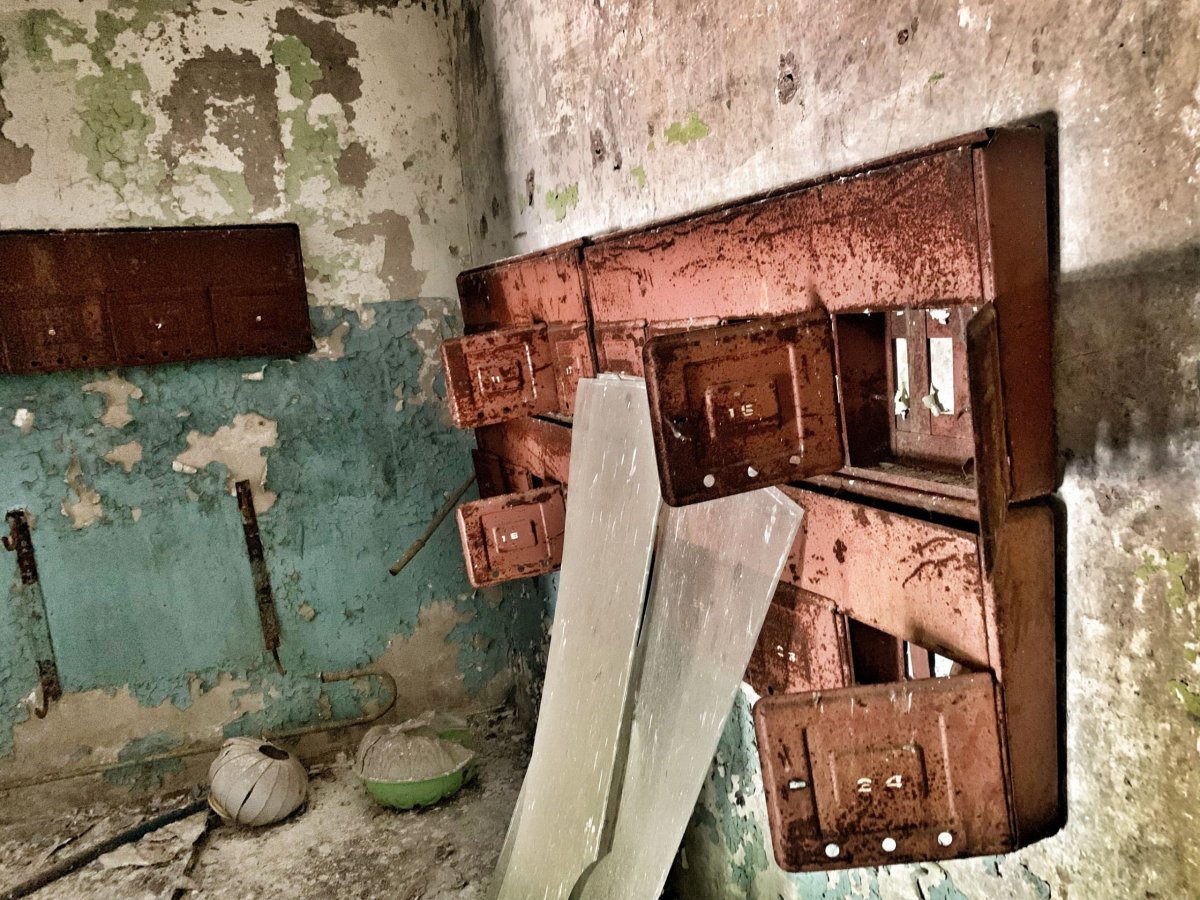 Pripjať - uvnitř bytovky