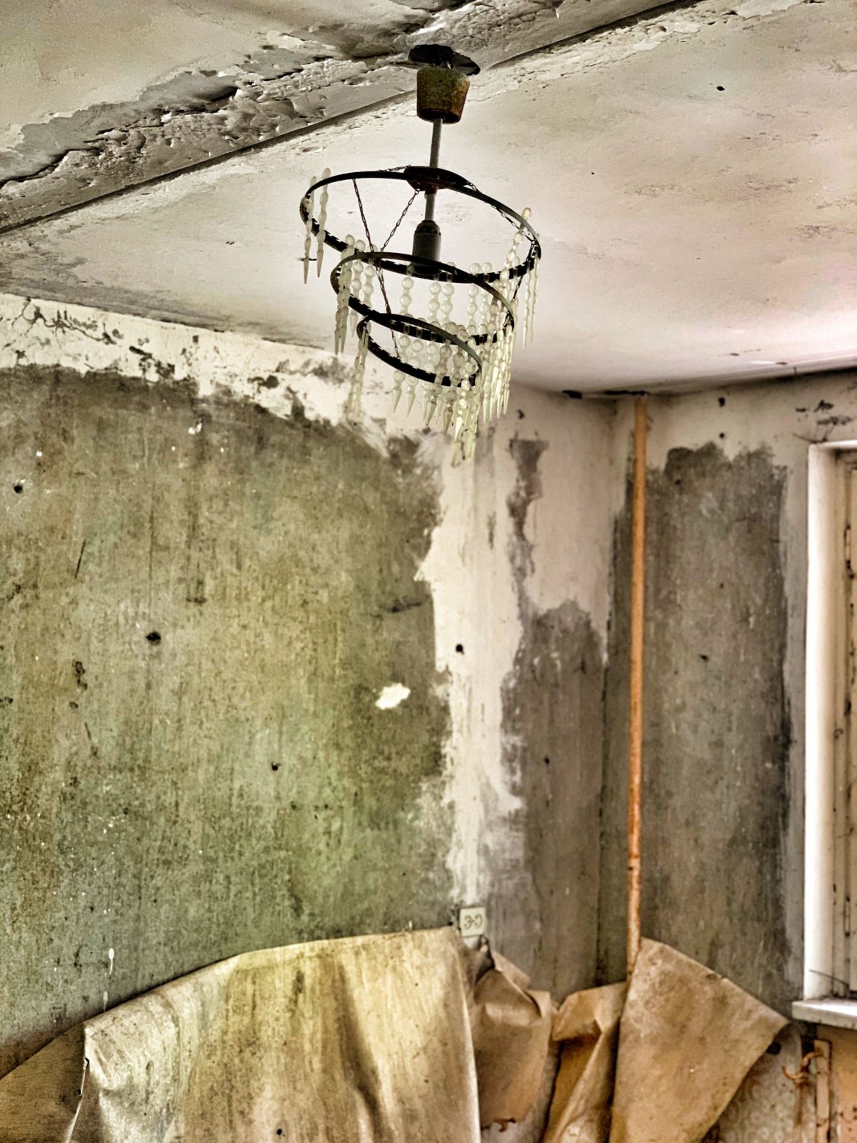 Pripjať - uvnitř bytovky