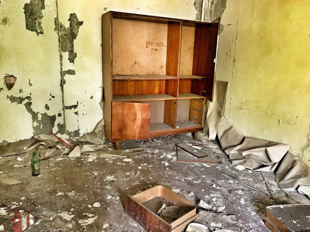 Pripjať - uvnitř bytovky