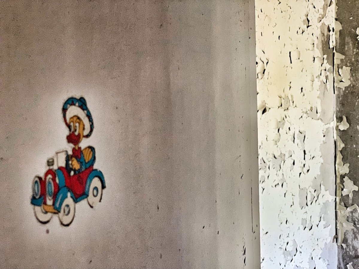 Pripjať - uvnitř bytovky