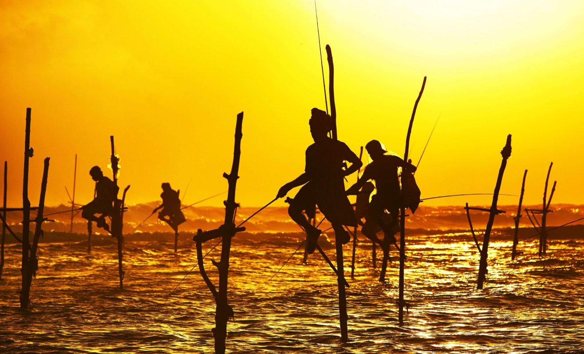 Srí Lanka - rybáři