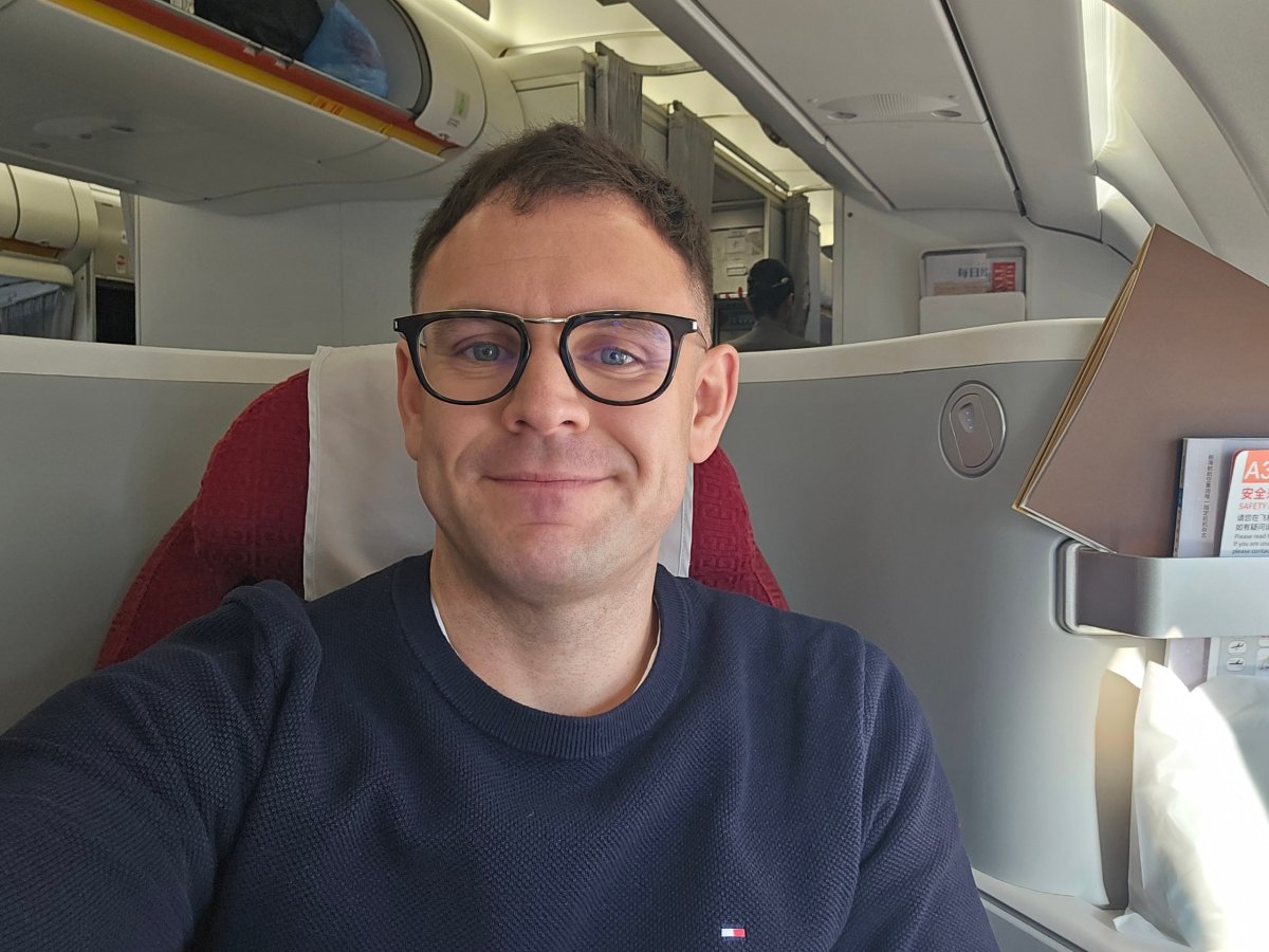 Já v business třídě Hainan Airlines