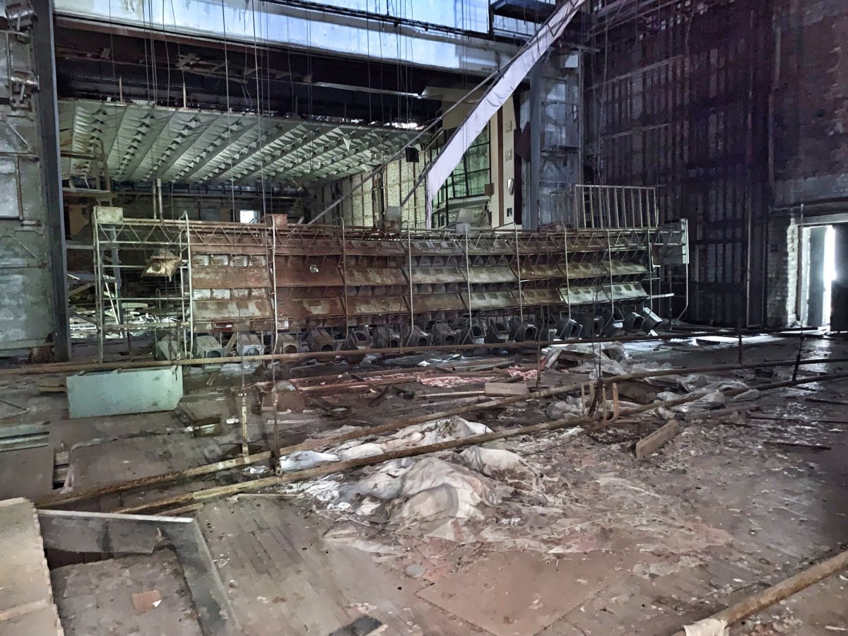 Pripjať - uvnitř divadla