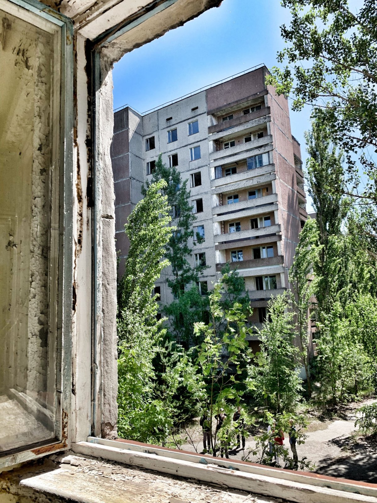 Pripjať - uvnitř bytovky