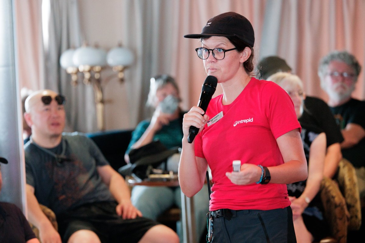 Naše vedoucí Stephi