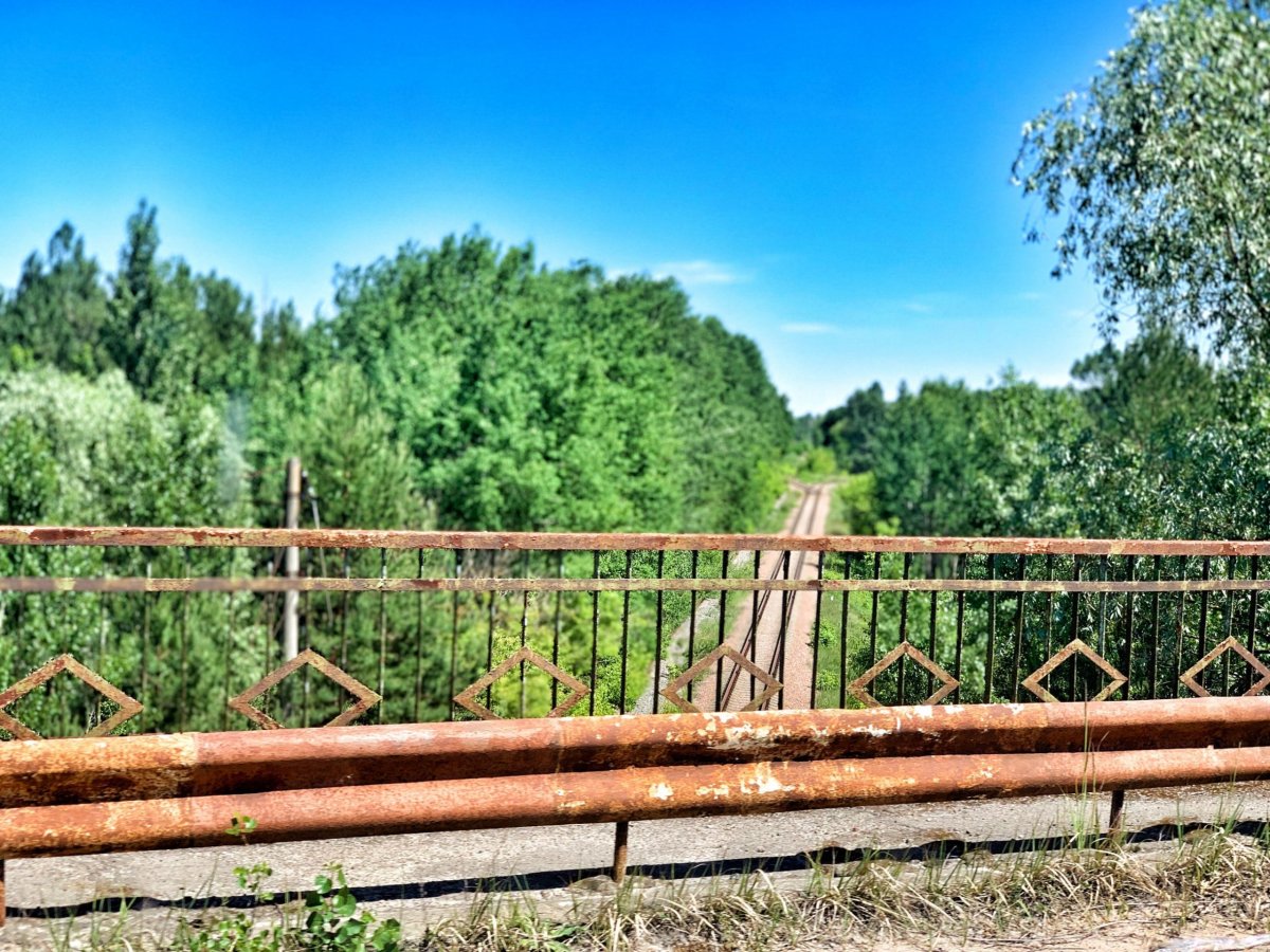 most z kterého se údajně obyvatelé Pripjati dívali na výbuch