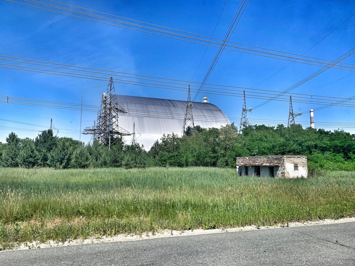 4. reaktor pod sarkofágem