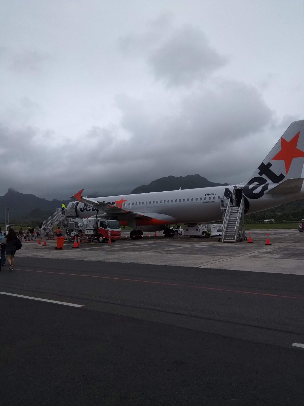 Opět prší ale hurá na Zéland :)