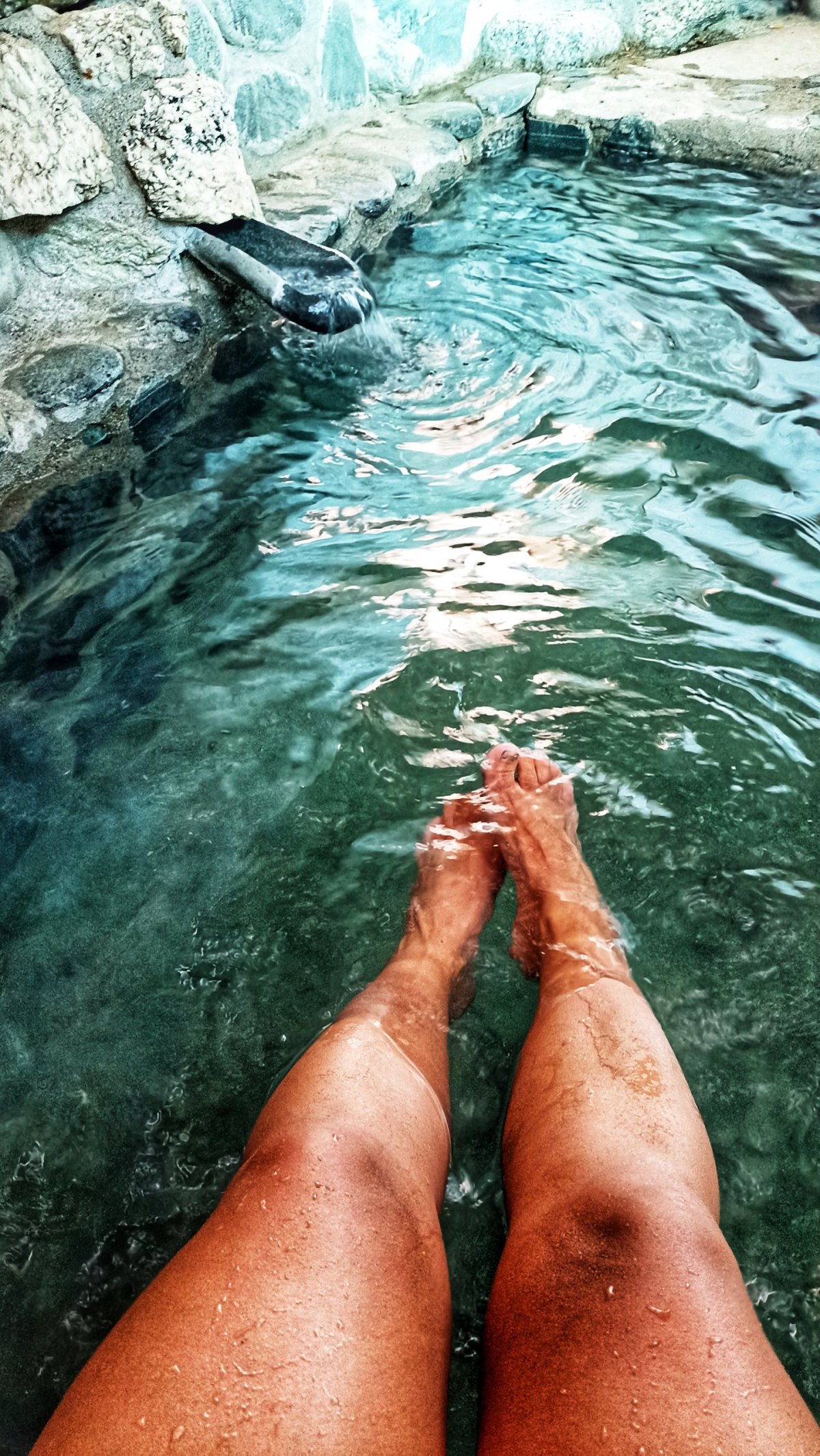 Bazénky s horkou vodou v Altyn Arashan