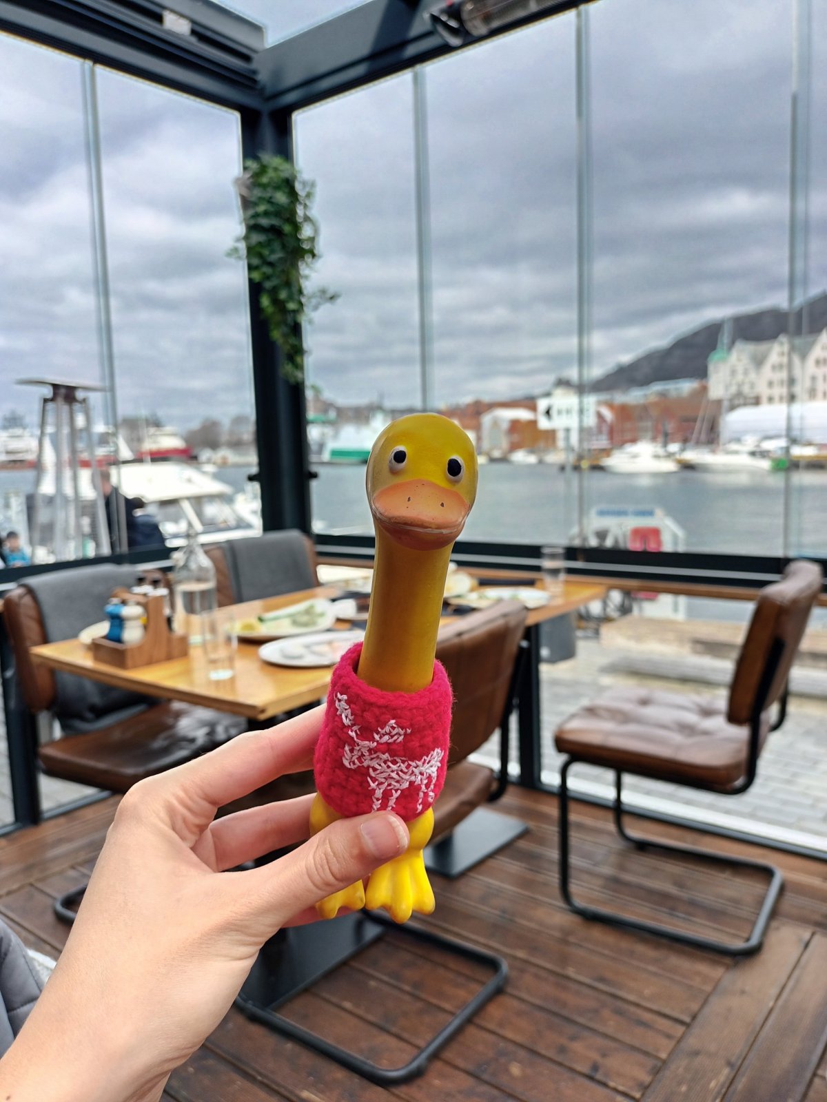 Restaurace Fjellskal na rybím trhu