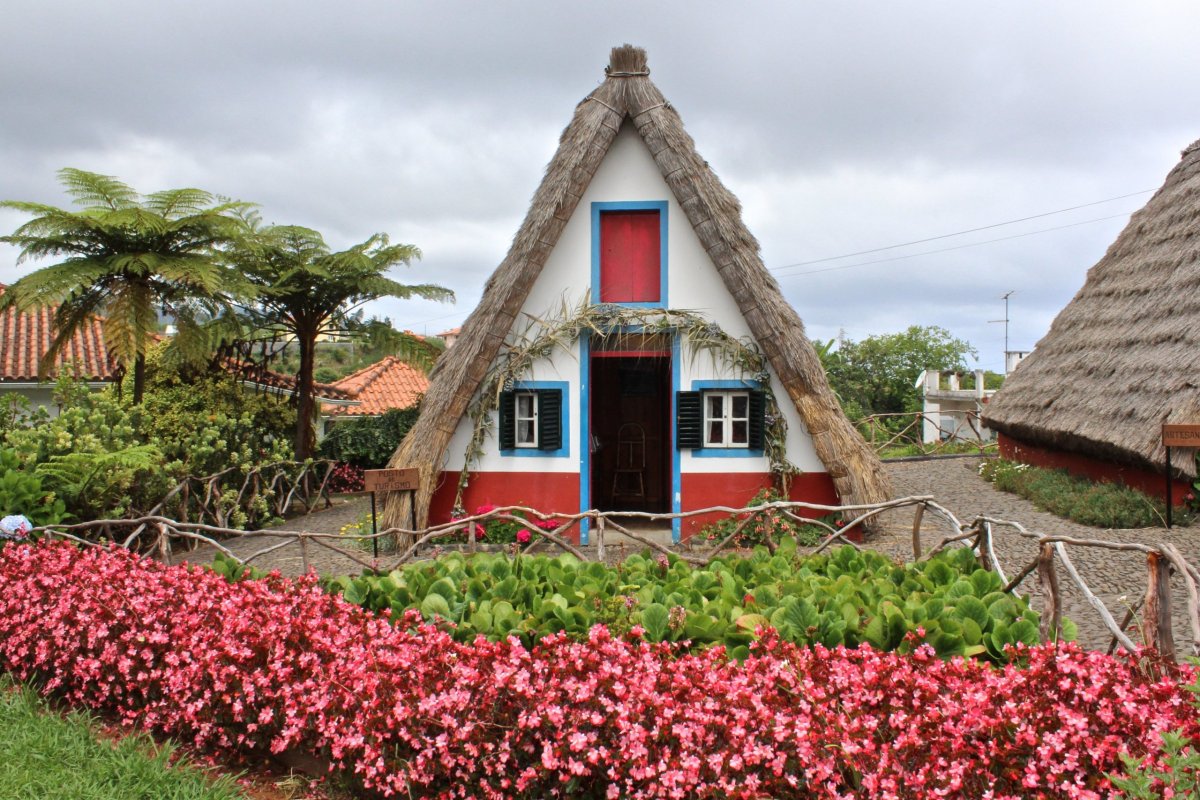 Typické domky na Madeiře