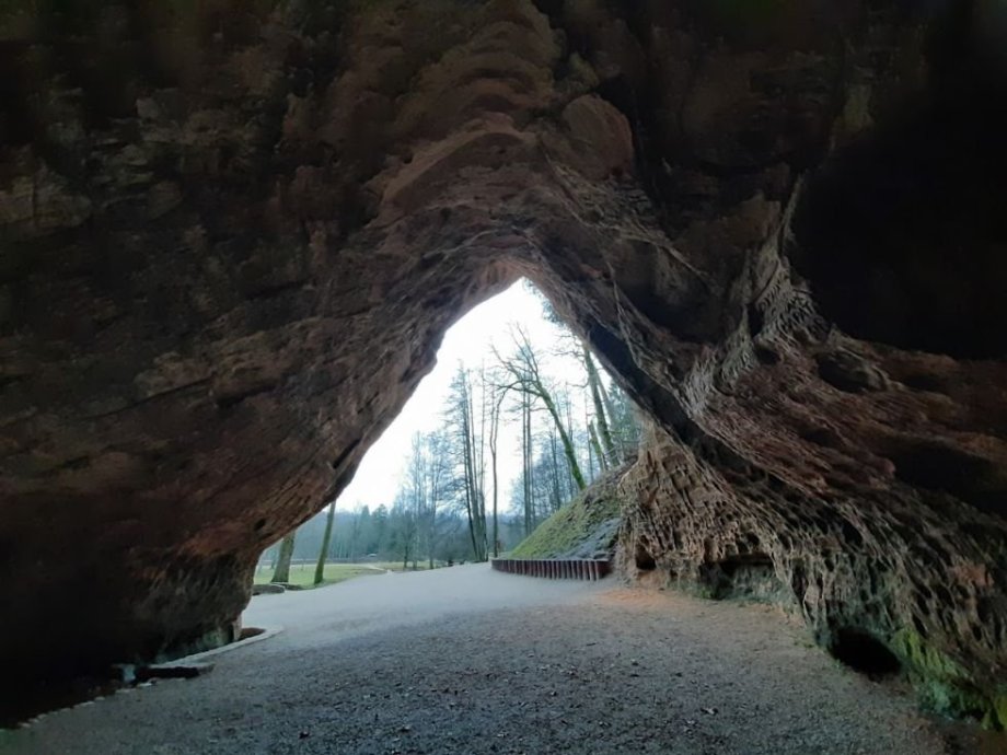 největší jeskyně Lotyšska