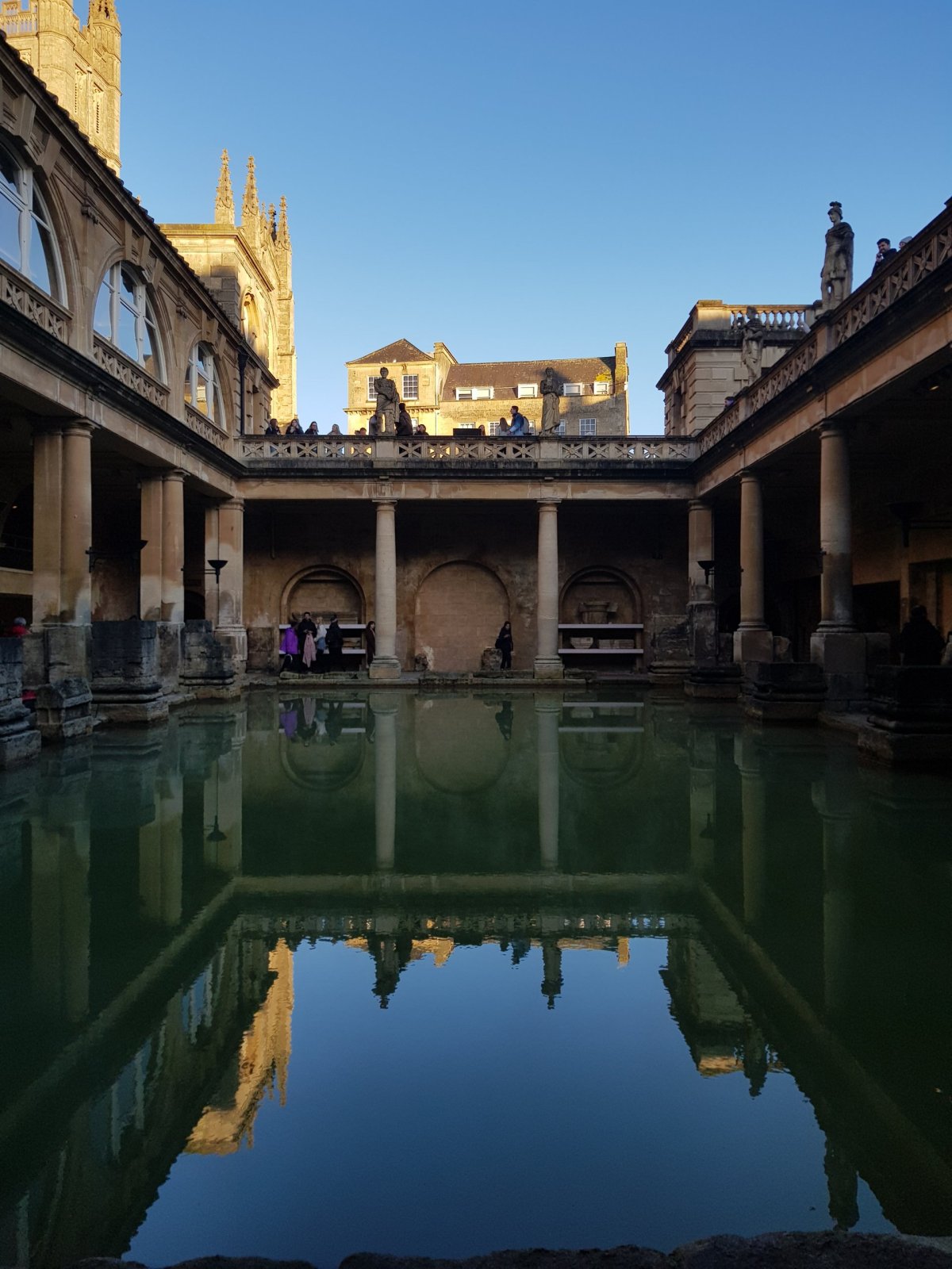 Římské koupele spodní část