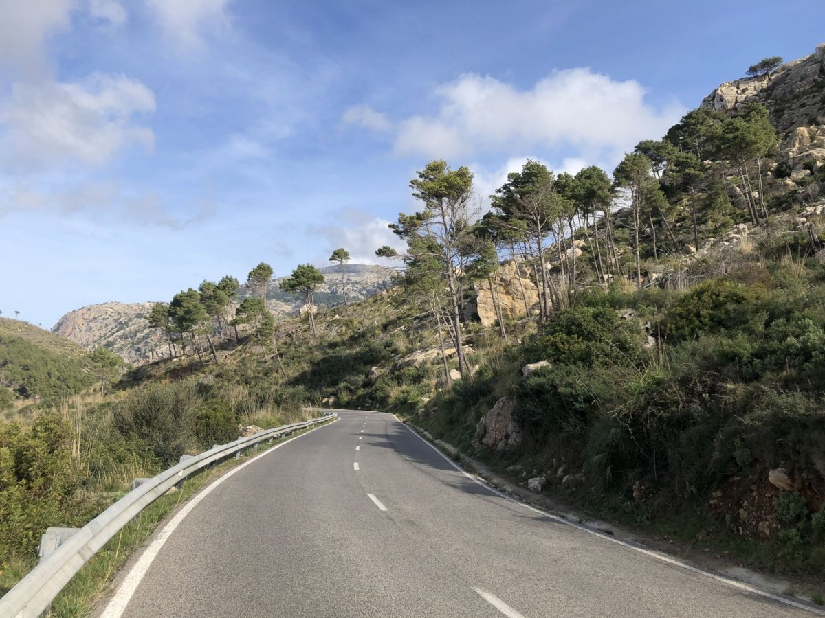 Krátká část po asfaltu