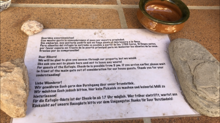 Pokyny pro hosty v době nepřítomnosti