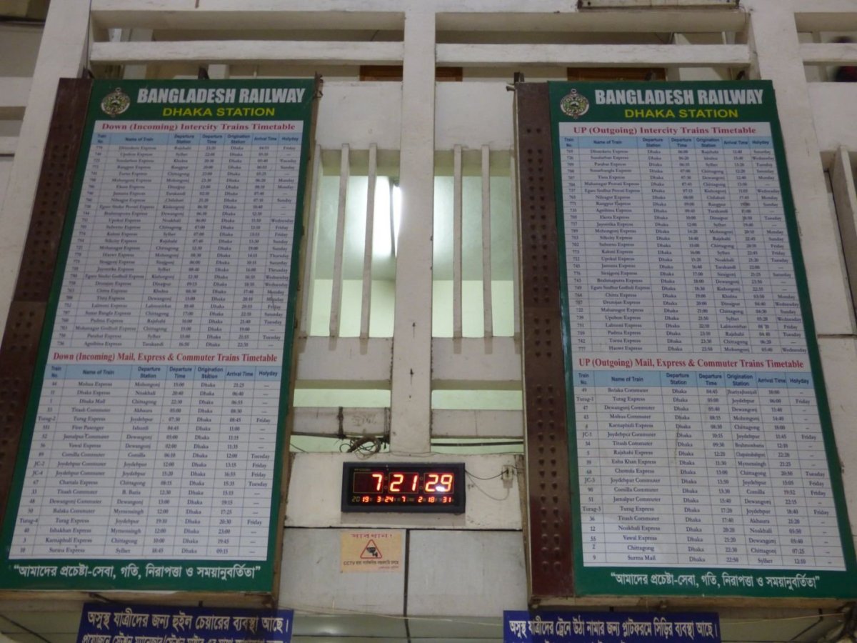 Cestovný poriadok vlakov z Kamalpuru