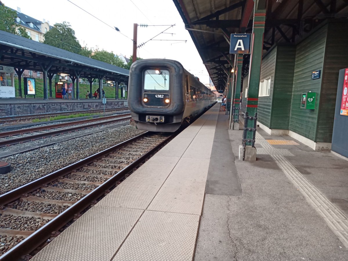 Vlaková souprava pro cestu do Dánska