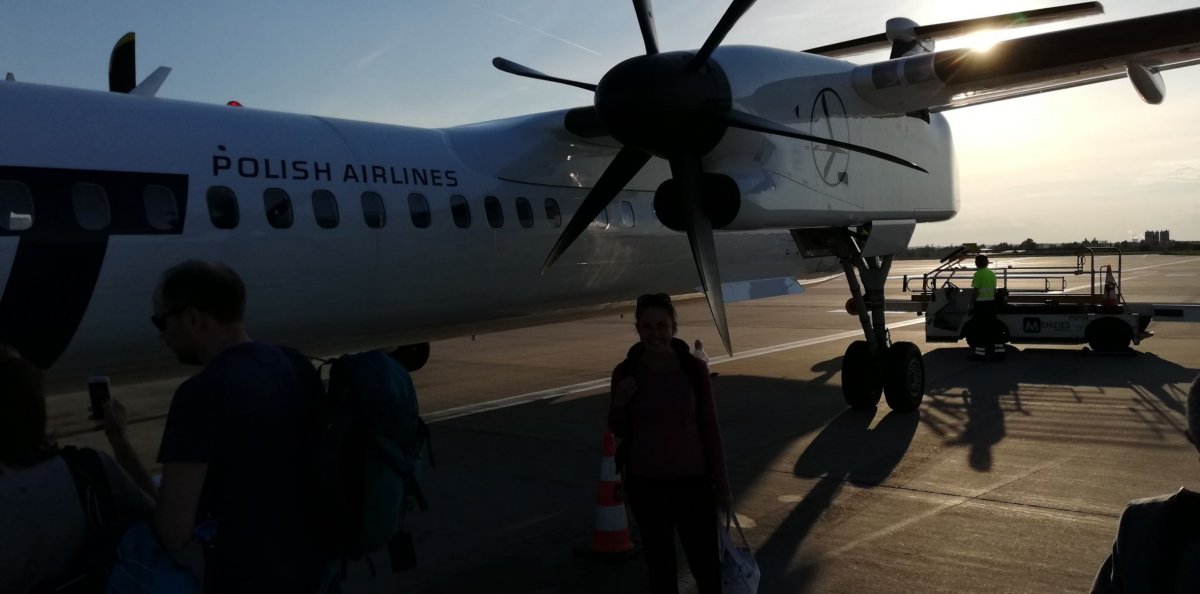 Do Varšavy vyhlídkovým letadlem:)