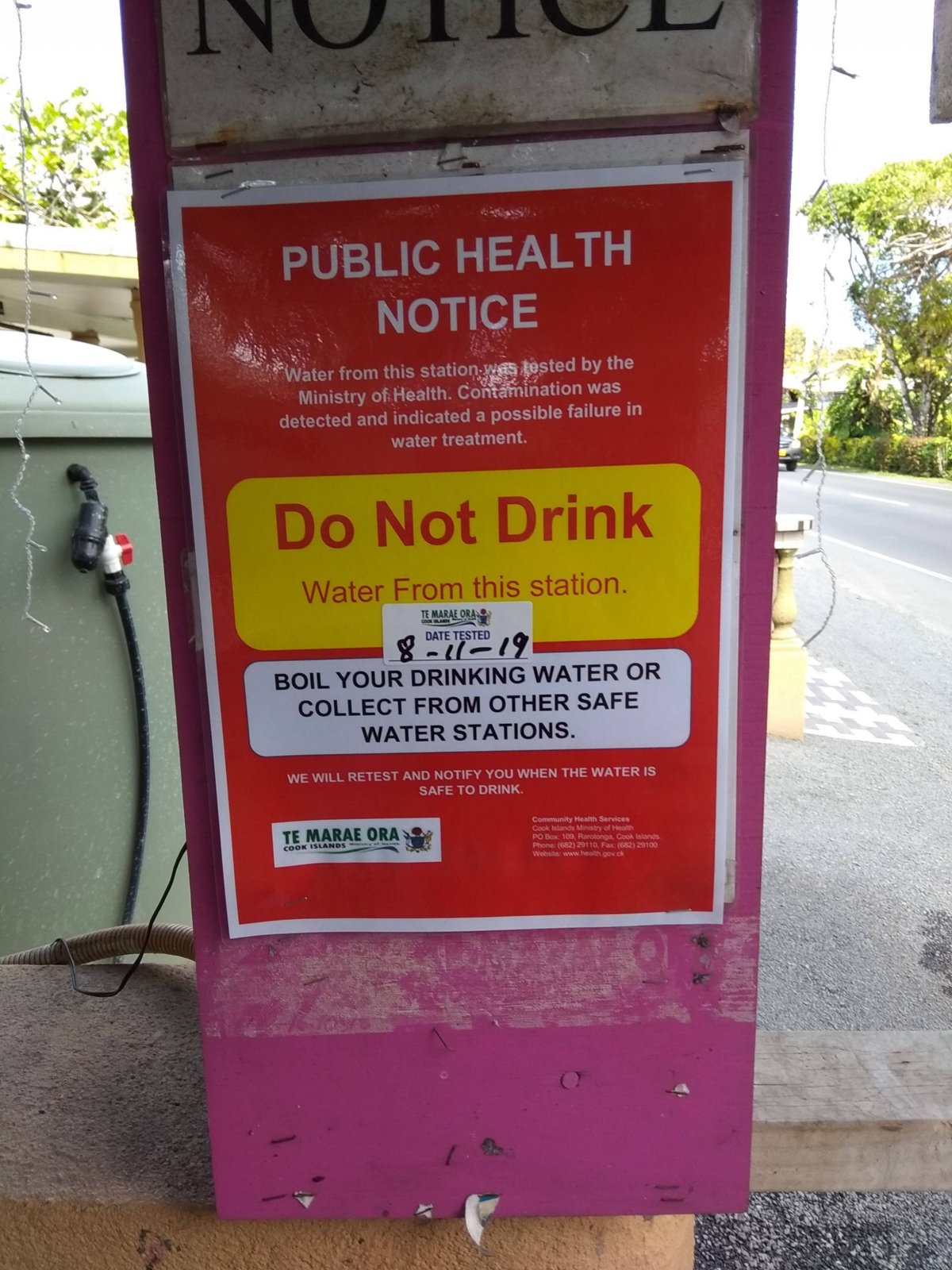 Ne vždy byla ale voda na stanici pitná