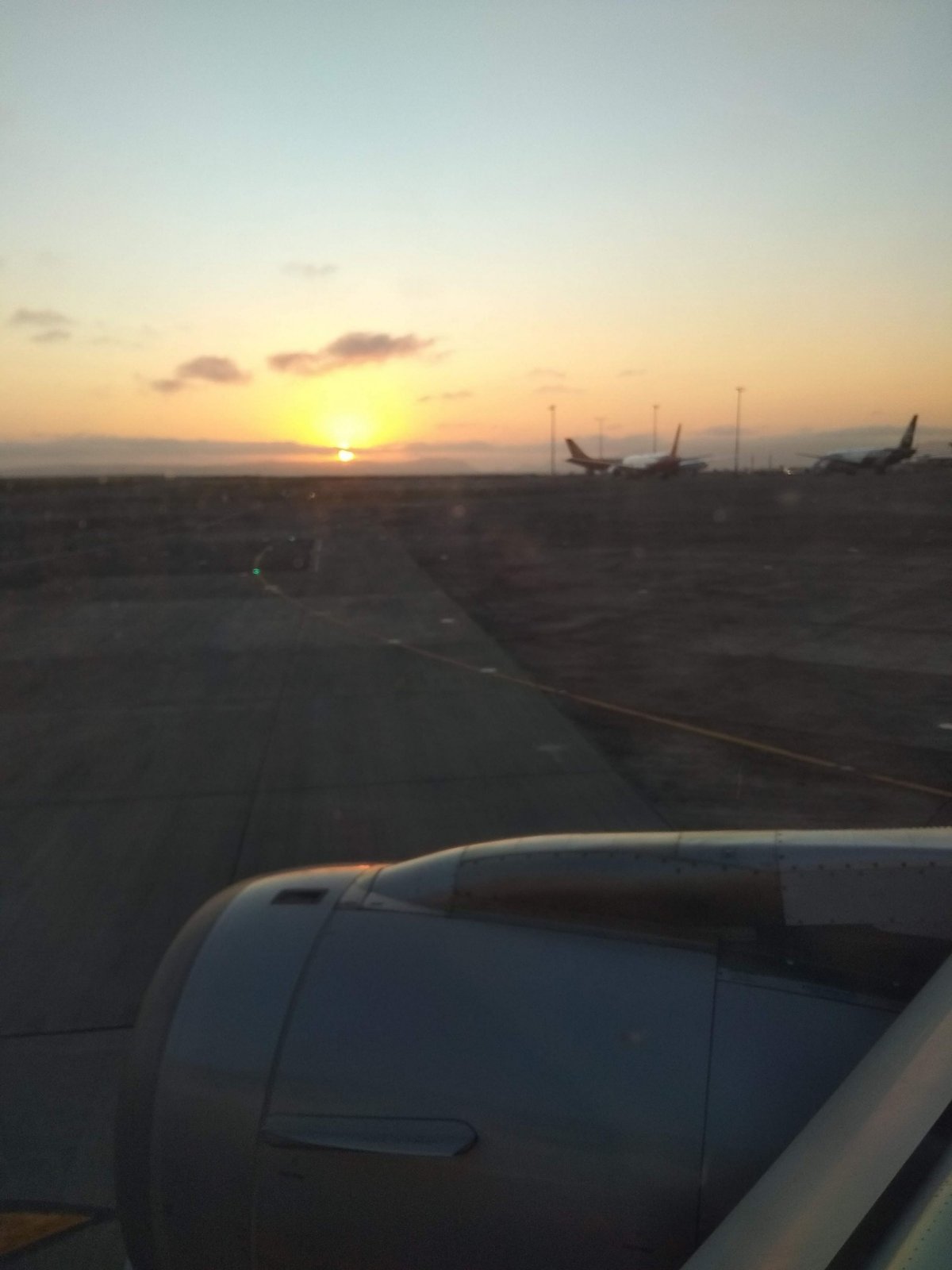 západ slunce v Aucklandu