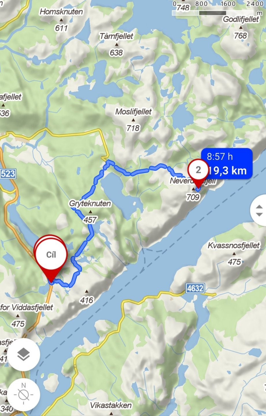 Trasa: Hatten - Preikestolen - Hatten