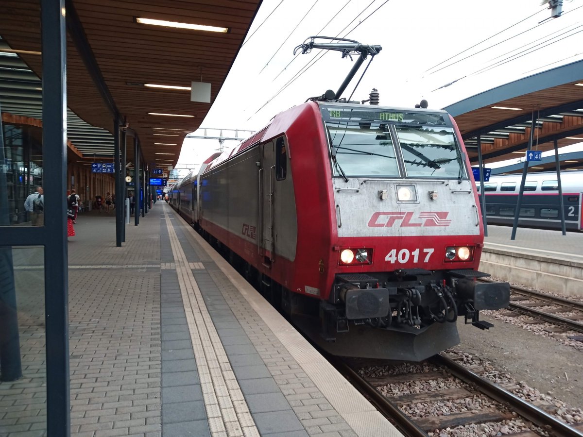 Místní spoj do města Athus