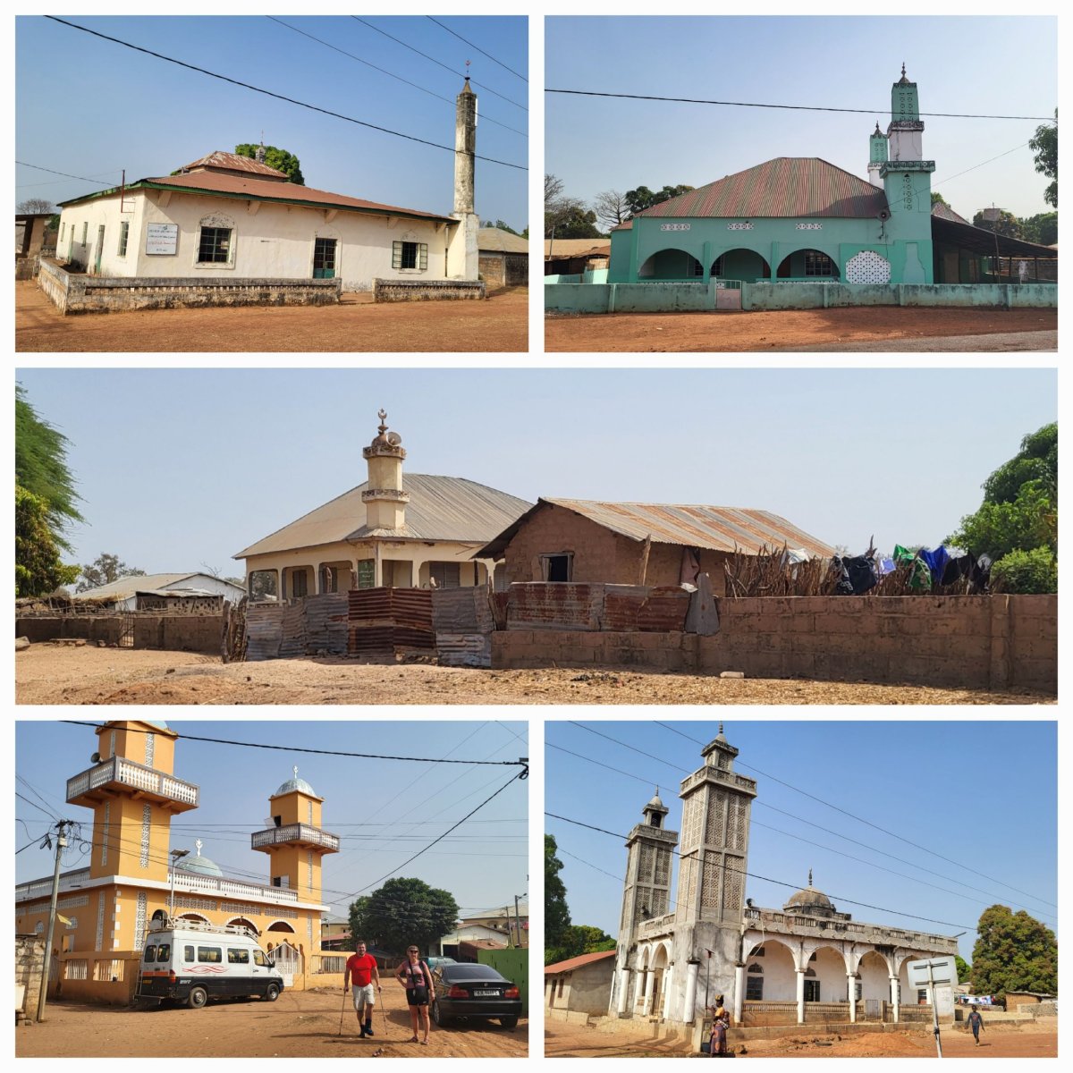 Mešity v Gambii