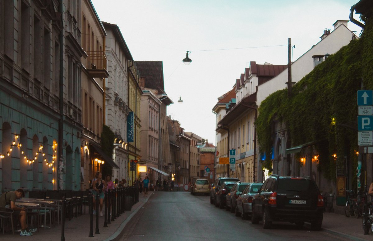 Parkování v Krakově