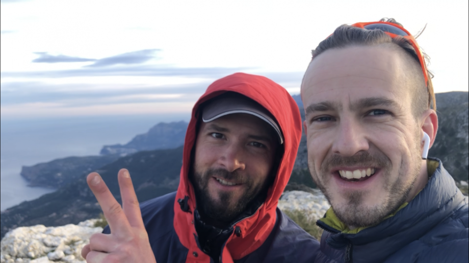 Vzácná fotka nás obou:)