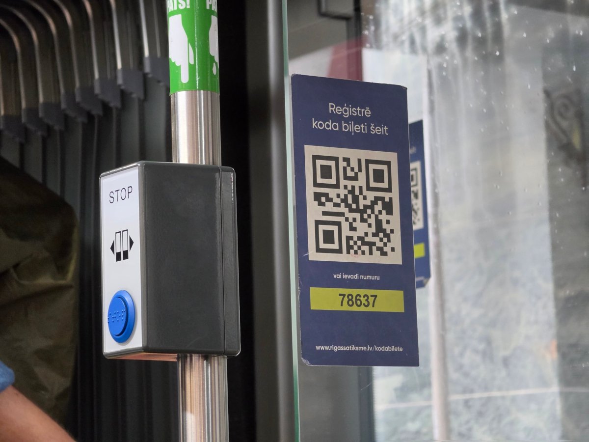 QR kód pro načtení jízdenky