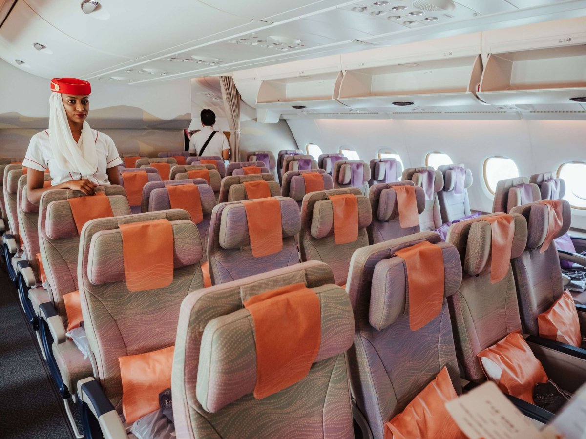 Ekonomická třída na horní palubě