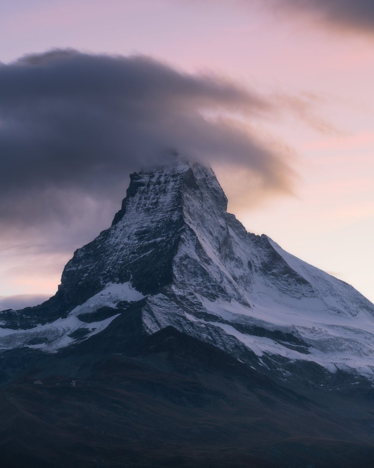 Matterhorn po západu slunce