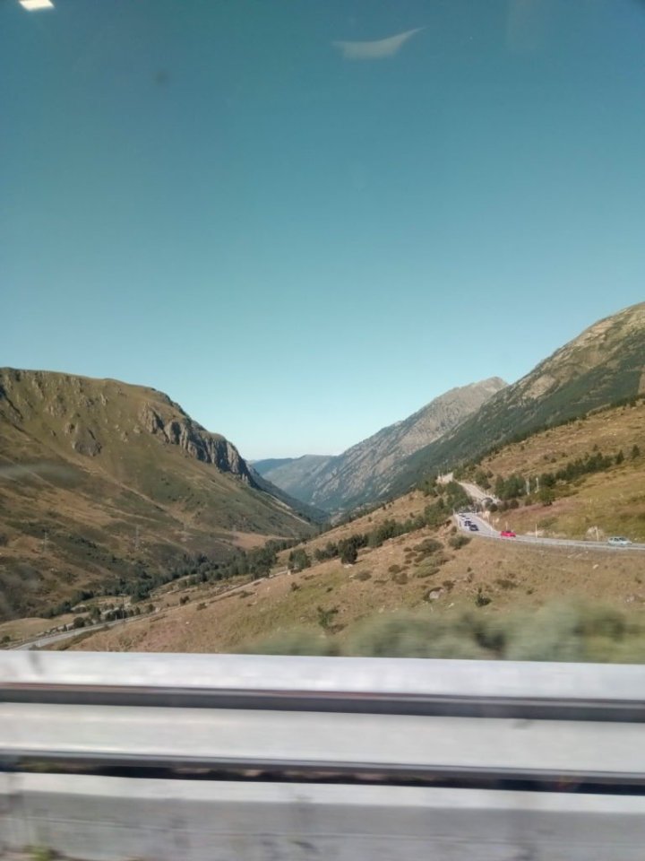 Nádherné scenérie cestou do Andorry.