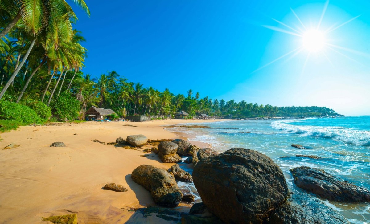 Pláž poblíž Kolomba