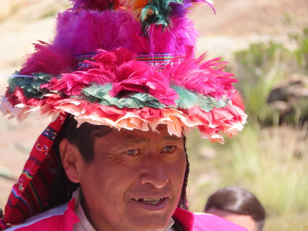 Obyvatel ostrova Taquile 