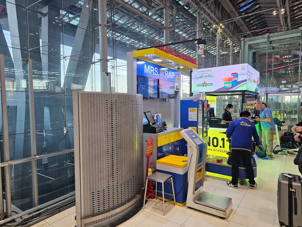 Služba obalování zavazadel