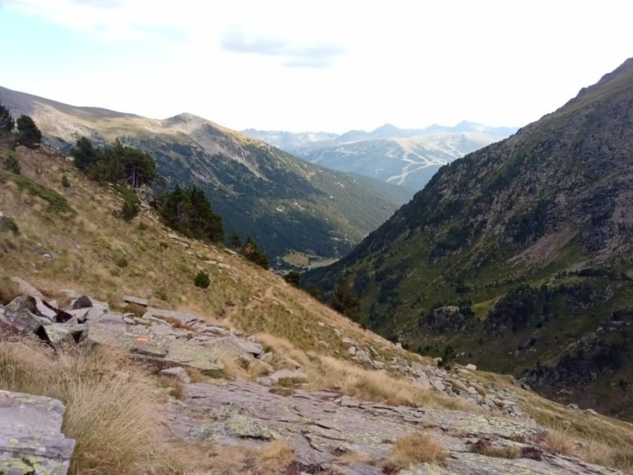 Výhled i na základní bod. Pořád je to ale kus cesty. 🙂