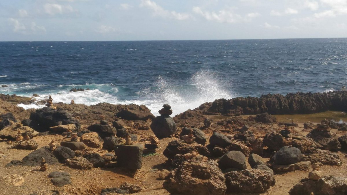 Aruba - severní pobřeží