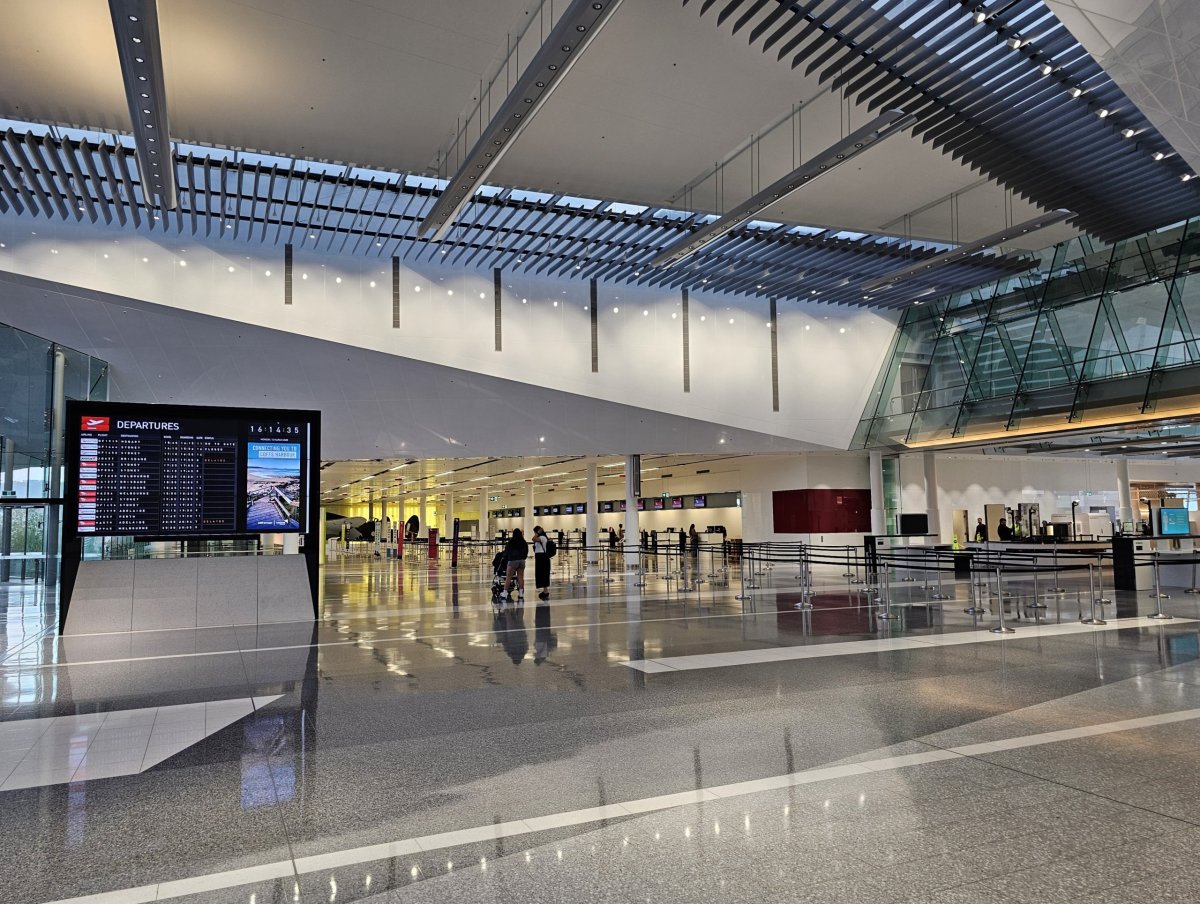 Odletový terminál, letiště Canberra