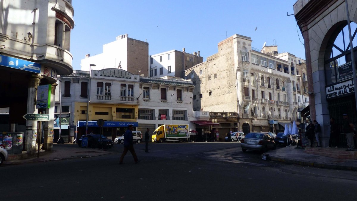 Typická casablanská ulice