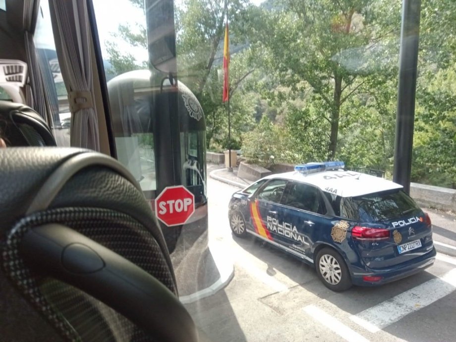 Andorrsko-španělská hranice.